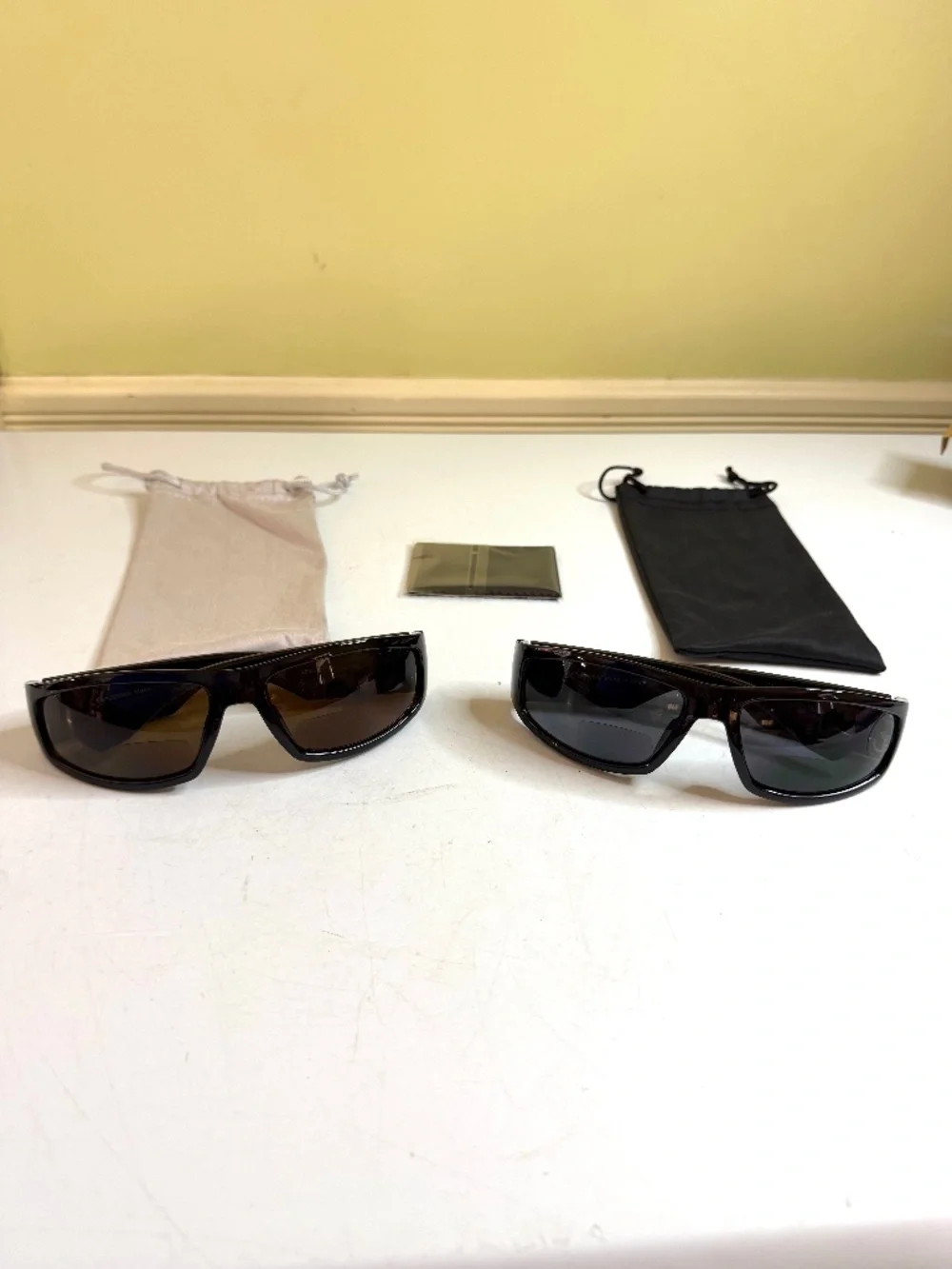 Women Or Mens Wrap Around Bifocal Reading Sunglasses 2 Pair 2.0 Diopter
